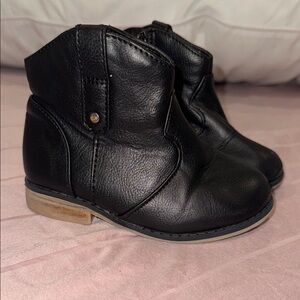 Cat & Jack Black Kids Boots